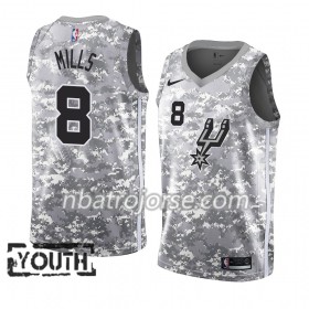 Barn San Antonio Spurs Tröja Patty Mills 8 2018-19 Nike Grå Swingman
